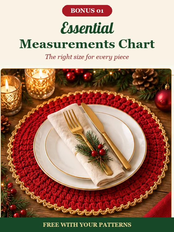 Bonus 1 — Essential Measurements Chart